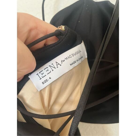 Mac Duggal Women's Ieena Metallic One Shoulder Ruffle Tiered Gown NEW NWT - Picture 11 of 11